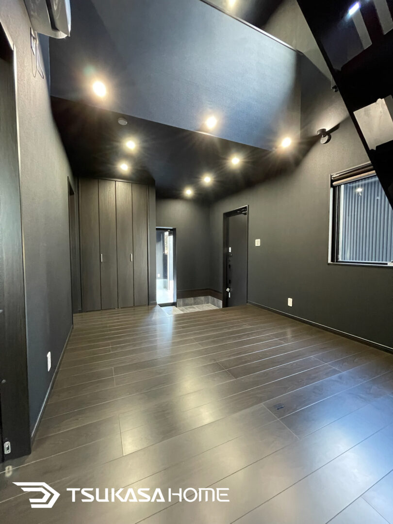 茨城県つくば市 一人暮らしガレージハウス リビング