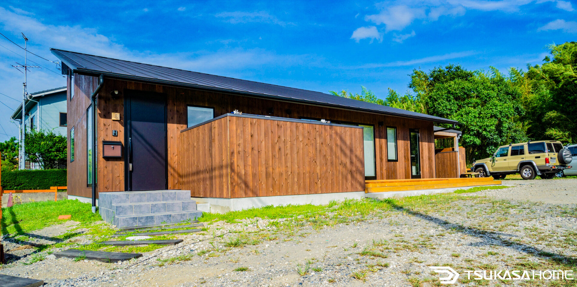 千葉 移住 住宅 横からの外観