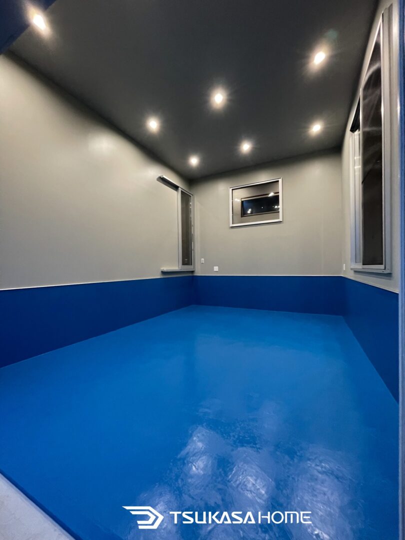 賃貸併用ガレージハウス ガレージ広角