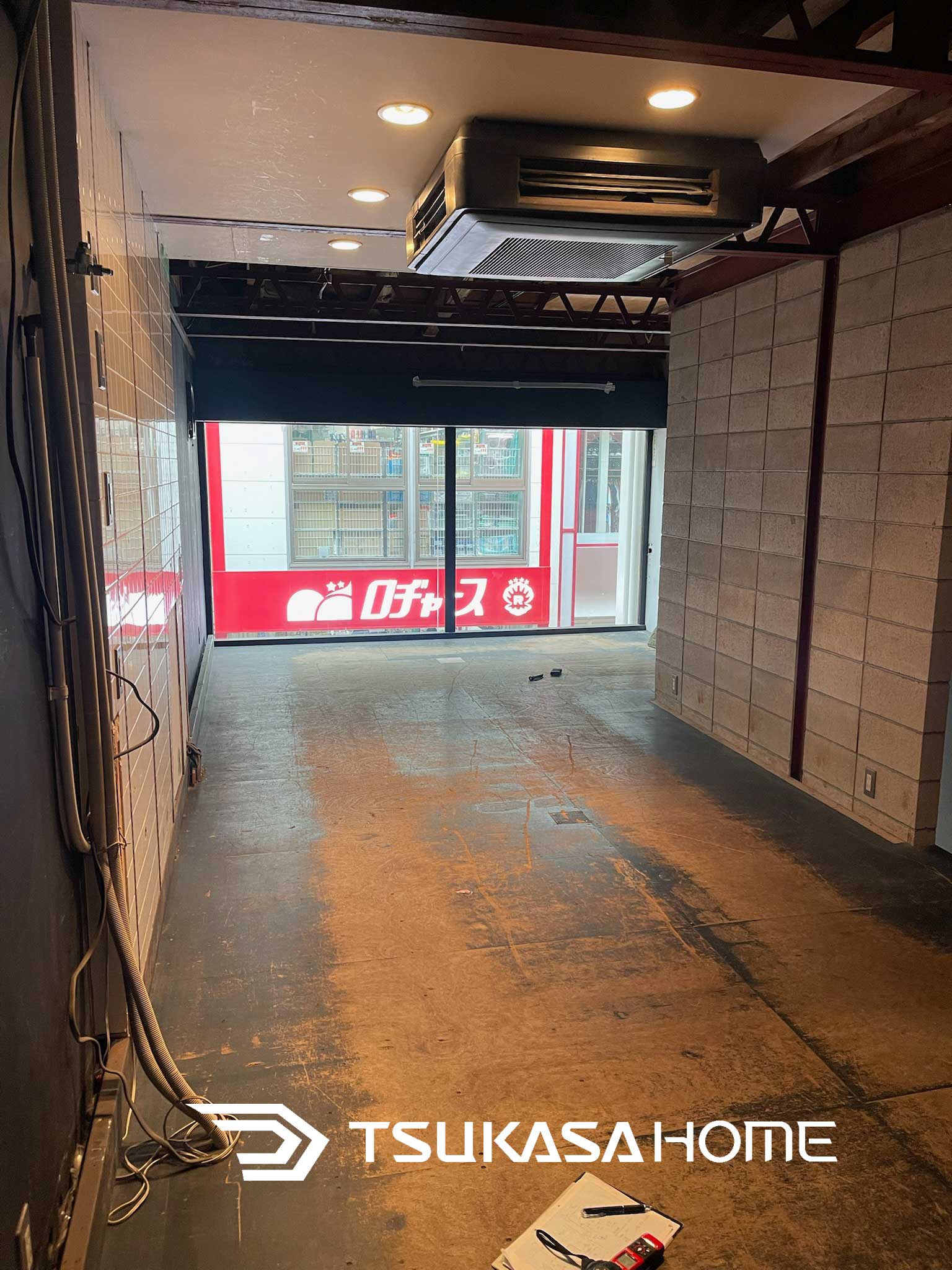 千葉 茨城 店舗内装 施工事例 吉祥寺 改装前 2階 内観 既存状態
